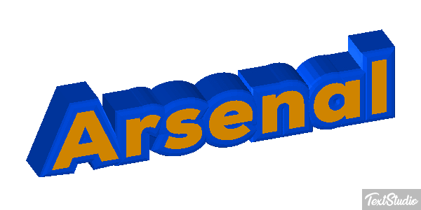 Arsenal Tekst effect