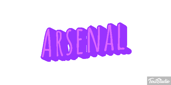 Arsenal Tekst effect