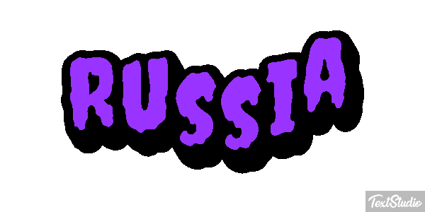 Russia Text effect