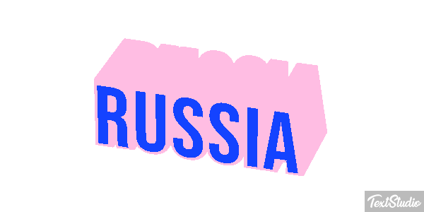 Russia Text effect