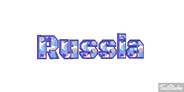 Russia Text effect
