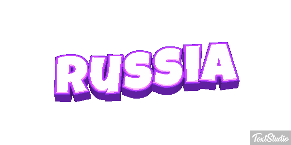 Russia Text effect