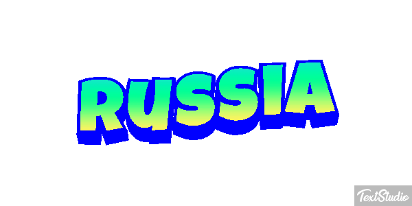 Russia Text effect