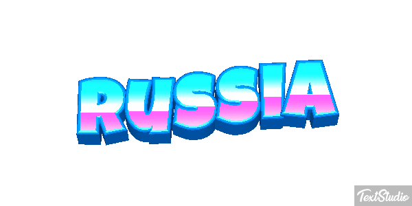 Russia Text effect