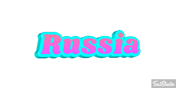 Russia Text effect