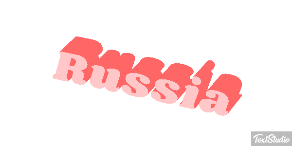 Russia Text effect