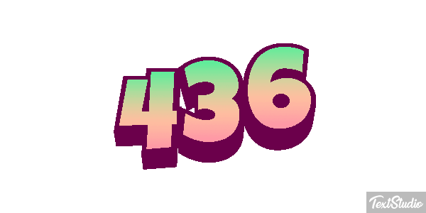 436 Efekt tekstowy