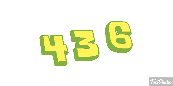 436 Efekt tekstowy