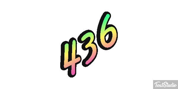 436 Efekt tekstowy