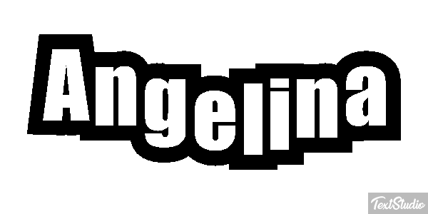 Angelina Effetto testo