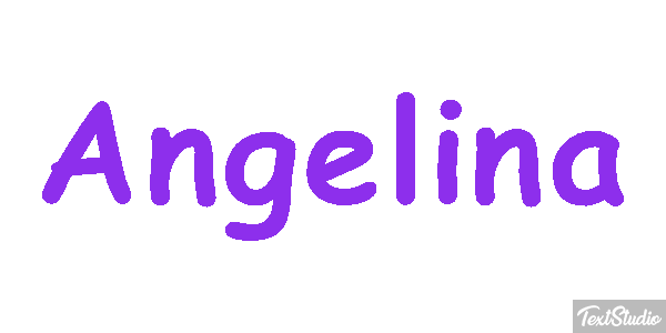 Angelina Effetto testo