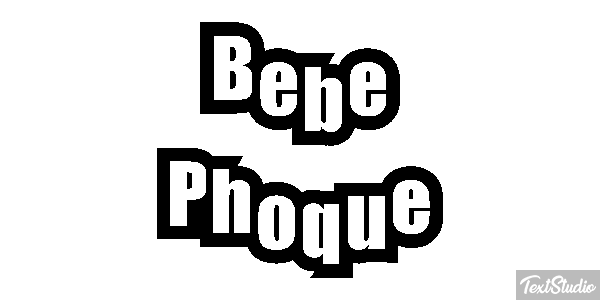 Bébé Phoque Effet de texte