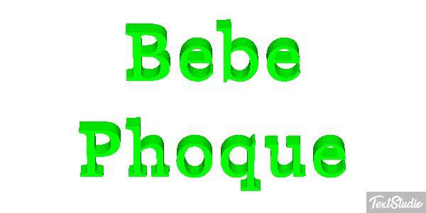 Bébé Phoque Effet de texte