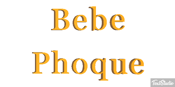 Bébé Phoque Effet de texte