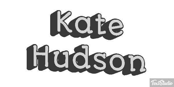 Kate Hudson Text effect
