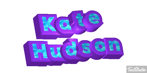 Kate Hudson Text effect