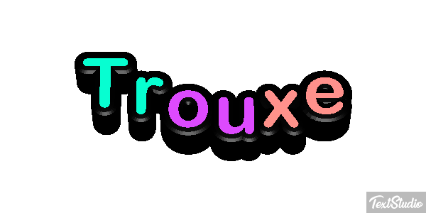 Trouxe Text effect