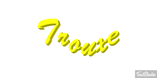 Trouxe Text effect