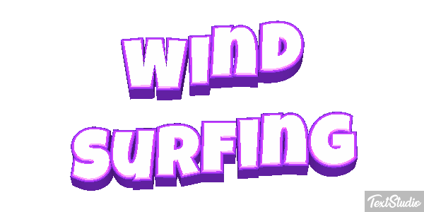 Wind Surfing Text effect