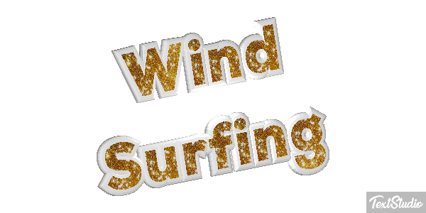 Wind Surfing Text effect