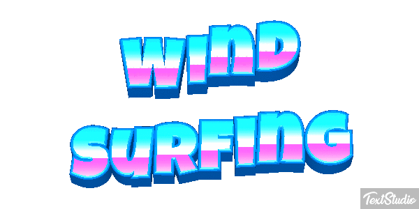 Wind Surfing Text effect