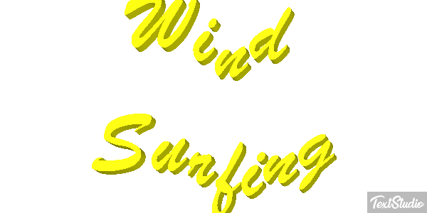 Wind Surfing Text effect