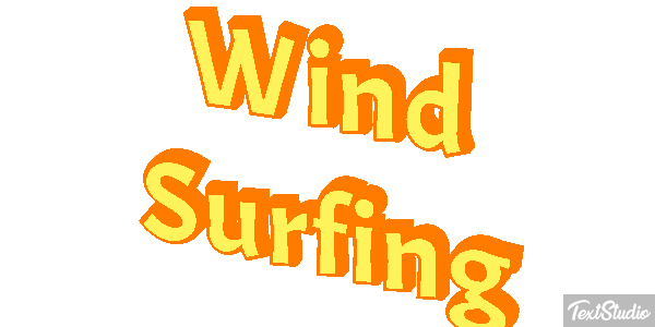 Wind Surfing Text effect