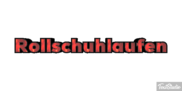 Rollschuhlaufen テキスト効果