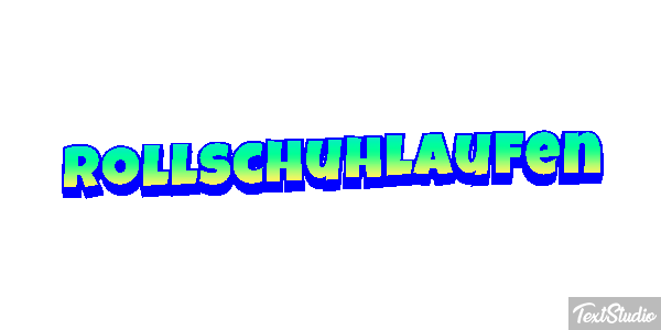 Rollschuhlaufen テキスト効果