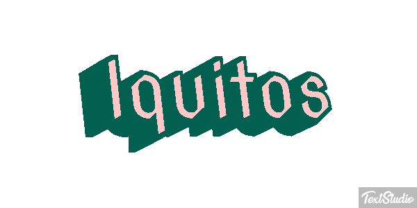 Iquitos テキスト効果