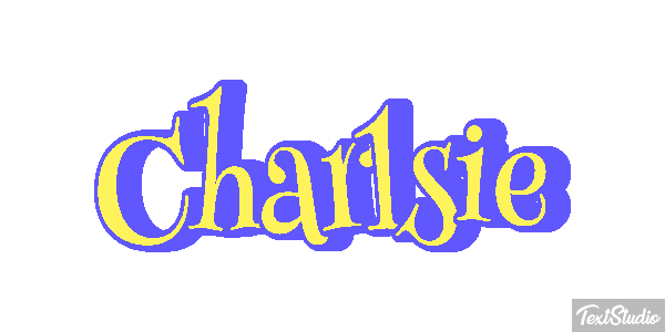Charlsie Text effect
