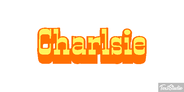 Charlsie Text effect