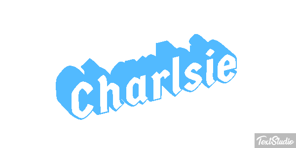 Charlsie Text effect
