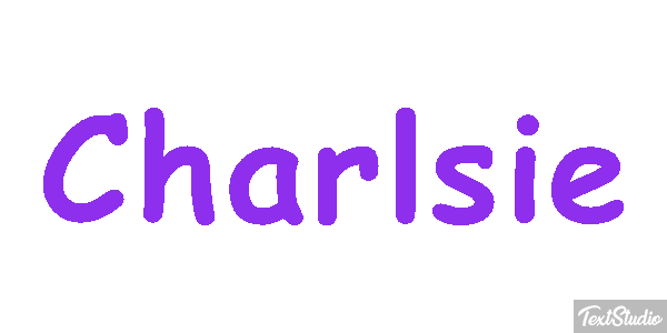 Charlsie Text effect