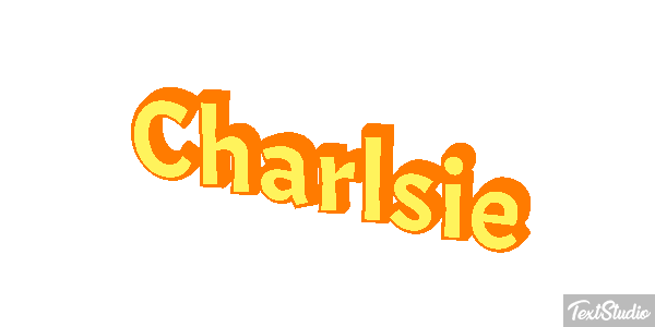 Charlsie Text effect
