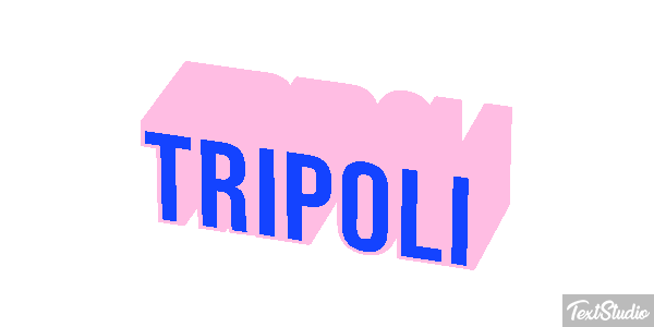 Tripoli Текстовый эффект
