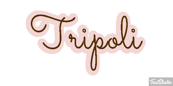 Tripoli Текстовый эффект