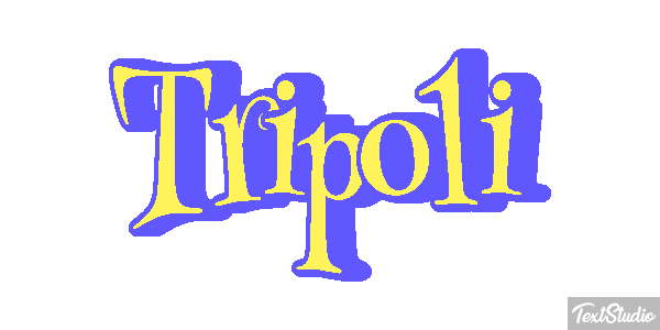 Tripoli Текстовый эффект