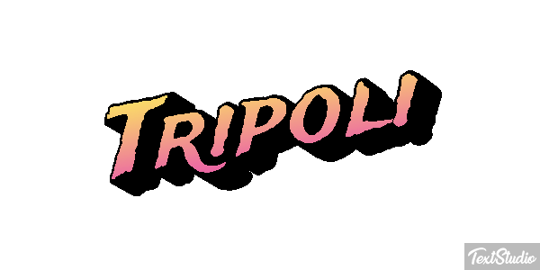 Tripoli Текстовый эффект