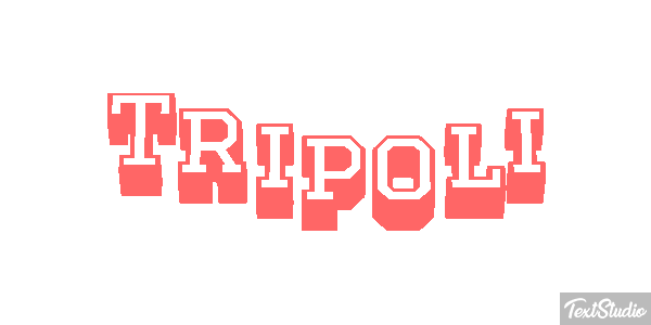 Tripoli Текстовый эффект