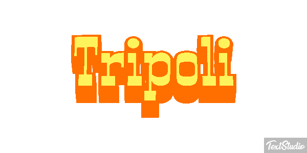 Tripoli Текстовый эффект