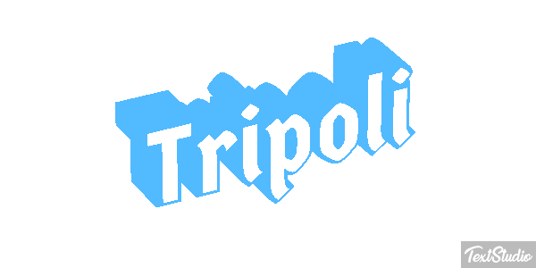 Tripoli Текстовый эффект