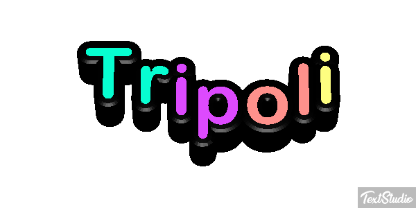 Tripoli Текстовый эффект