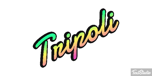 Tripoli Текстовый эффект