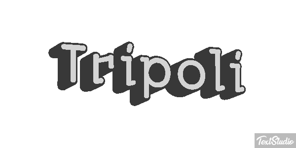 Tripoli Текстовый эффект