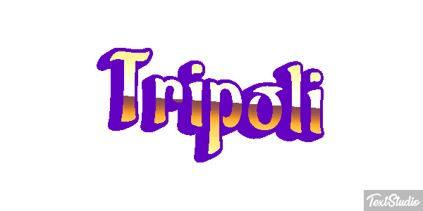 Tripoli Текстовый эффект