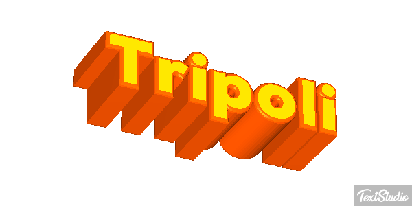 Tripoli Текстовый эффект
