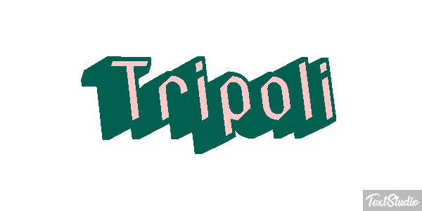 Tripoli Текстовый эффект