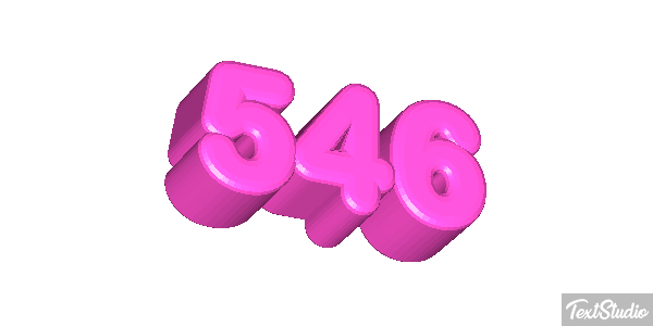 546 Text effect