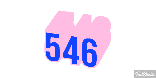 546 Text effect